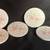 7 Pfaltzgraff Tea Rose COASTERS, Natural Stone, Cork Back, 4" Diameter 1 thumbnail