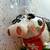 Chef Cow Glitter Glass Blown Holiday Hanging Ornament Christmas Tree 4 thumbnail