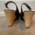 Steve Madden Brown Satin Wedge Platform sandals - Size 8.5 3 thumbnail