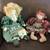 Vintage Set of 2 Country Fabric Display Dolls 1 thumbnail