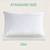 Three Geese White Goose Feather Polyester Bed Pillows Standard Size 2 3 thumbnail