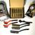 (4 items) Stainless Steel Bore Brush + Wheel Brush + Steel Wool Pads, Hand Brush 1 thumbnail