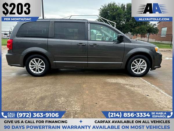 $203/mo - 2016 Dodge Grand Caravan Passenger SXT Minivan 4D 4 D 4-D - $6,499 (Ally Auto LLC)63483912072579123