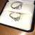 White gold engagement  and promise diamonds rings 3 thumbnail