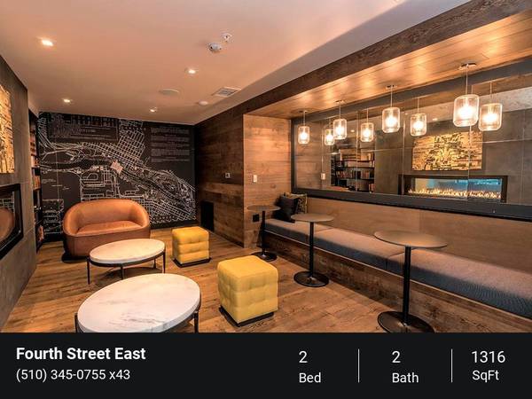$4,315 / 2br - 1316ft2 - Interruptor de luz inteligente, Amplios armarios empotrados (centro de oakland)63847330014595120