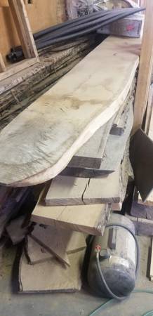 Oak live edge slabs 1