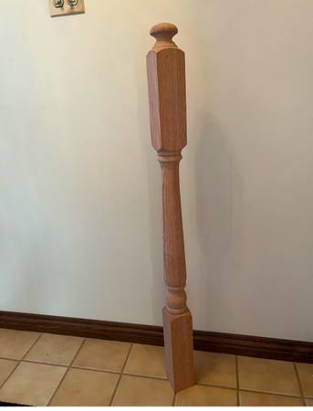 Oak Newel Post 1