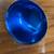 VTG. Wallace Color Clad Bowl Deep Blue Interior 5" tall MCM dish Candy 9 thumbnail