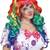 Spirit Rainbow Clown Curls Wig for 8+ Great for Halloween or Parties 1 thumbnail