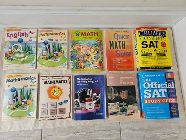 Books for children $1 - $2 each - Mathematics Books, SAT study guide 1