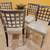 Italian dining room set, extendable square table 4 double-cover chairs 7 thumbnail