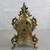 Vtg Cast Metal Victorian Louis XV French Style Decorative Mantel Clock 5 thumbnail
