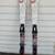 Head 127cm Youth Kids Boys Girls Downhill Skis w/ Bindings Red White 1 thumbnail