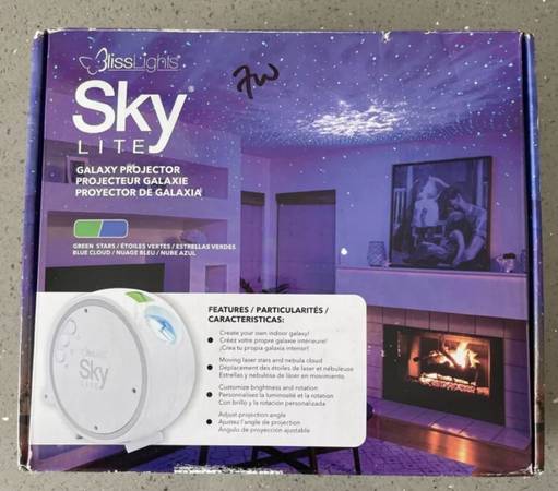 BlissLights Sky Lite Laser Projector LED Nebula Cloud - $20 (San Jose)634714800770591211