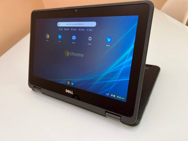 Dell 11” touchscreen Chromebook Laptop Computer 3189 1