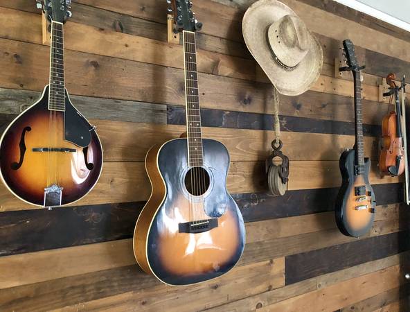 Sunburst michell Acoustic Guitar 1
