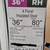New (w/minor damage) 36" Steel Right-Hand 1/4-Lite Prehung Entry Door 6 thumbnail