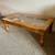Coffee table, 2 end tables.  Pine w/glass top 1 thumbnail