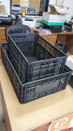 Plastic stackable storage crates chicken Nest,fruits,vegetables,farm 1