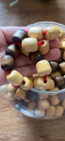 Wooden craft beads 1