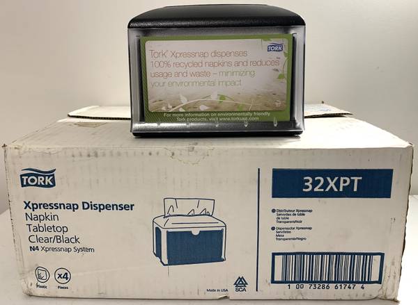 New! 4ct Tork Tabletop Xpressnap Napkin Dispenser 1