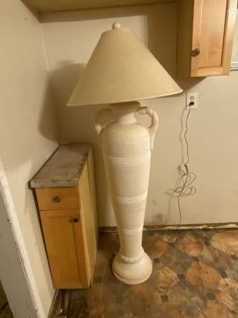 ONE OF KIND ANTIQUE FLOOR LAMP 1