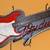 Aria Stratocaster type Budweiser promo guitar 3 thumbnail