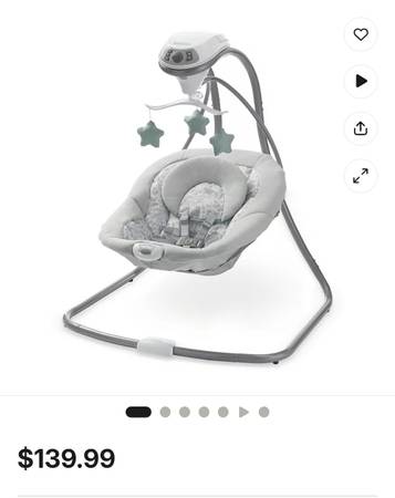 Graco Simple Sway Swing Mobile new 1