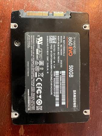 Samsung 860 EVO 500GB 2.5 Inch SATA III Internal SSD 1