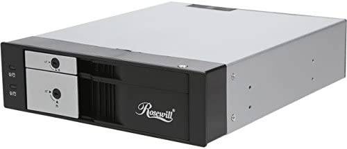 ¡Nuevo! Rosewill de 2 puertos, 2.5" y 3.5" SATA HDD / Bahía móvil para 5.25" - $20 (berkeley)63471437781251122