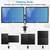 HUANUO Dual Monitor Stand Height Adjustable Monitor Mount 13" to 27" 11 thumbnail