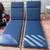 2 WOOD LOUNGE CHAIRS CHAIR CHAISE ROLLING WHEELS FREE DELIVERY CUSHION 2 thumbnail
