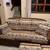 Bear Pattern Sofa (Queen bed) with 2 ottomans 1 thumbnail