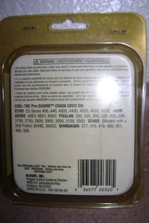 OREGON 20" CUTTING CHAIN, NEW IN BOX - $10 (fairfield / vacaville)63471321029763121