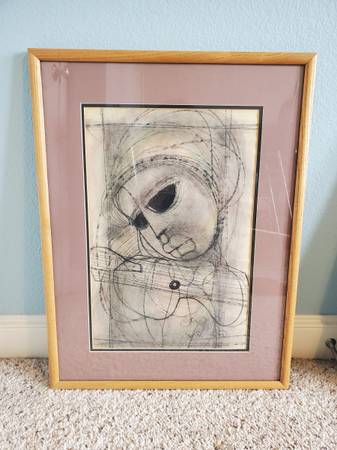 Framed artwork by Ben Macala 1