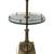 Vintage Stiffel Brass Floor Lamp with Glass Table Top 2 thumbnail