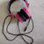 Hello Kitty Pink and Black Headphones 2 thumbnail