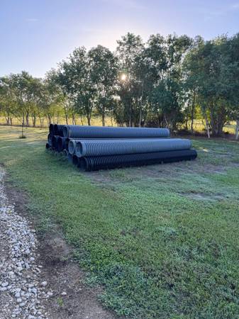 18” plastic pipe new 1