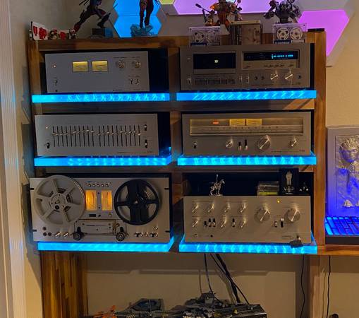 vintage pioneer hifi system complete with manuals 1