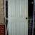 DOOR Bedroom Bathroom Entrance 6 Panel White Wood Hinges Doorknob Lock 7 thumbnail