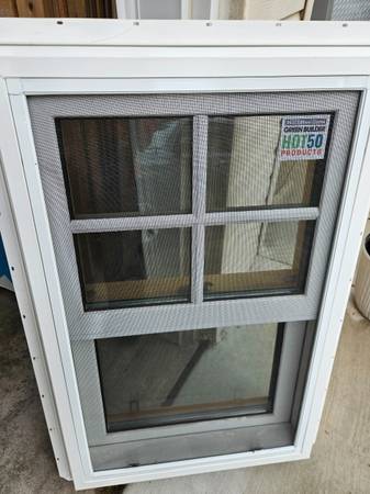 Double hung window. Low E 1