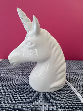 Ceramic Unicorn Night Light 1
