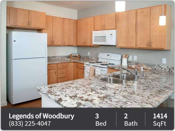 $1,949 / 3br - 1414ft2 - ¡Las mejores vistas de la ciudad! ¡Disfruta la vida en tu nuevo apartamento de 3 habitaciones y 2 baños! 1414 pies cuadrados (Woodbury)63868701961475120