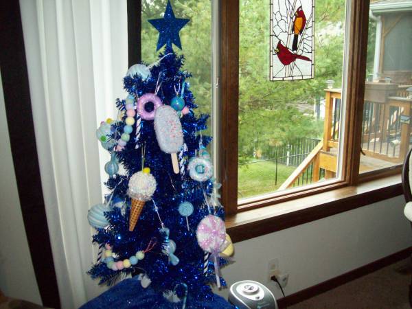 3 foot Blue Christmas Tree 1