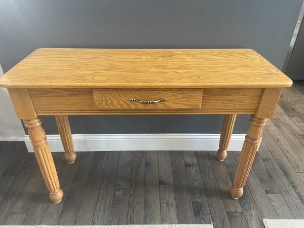Sofa Table With Drawer-Good Quality, Wood - $80 (Columbia MO)63471024848515120