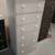 White Tall Bedroom Dresser 2 thumbnail