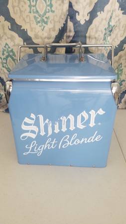 Metal Shiner Light Blonde ice chest 1