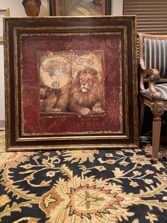 Wall Art Picture Large Print of LION 1