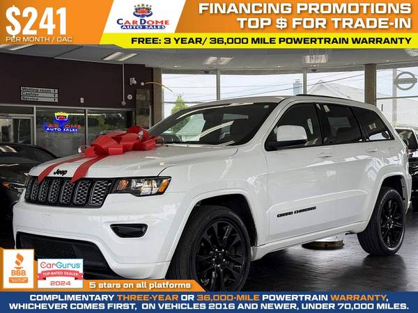 2018 Jeep Grand Cherokee Altitude - $292 (CarDome)63470235789059123