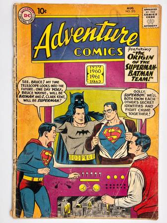 12c-30c Superman Batman Action Comics Flash Aquaman Comic Books 1